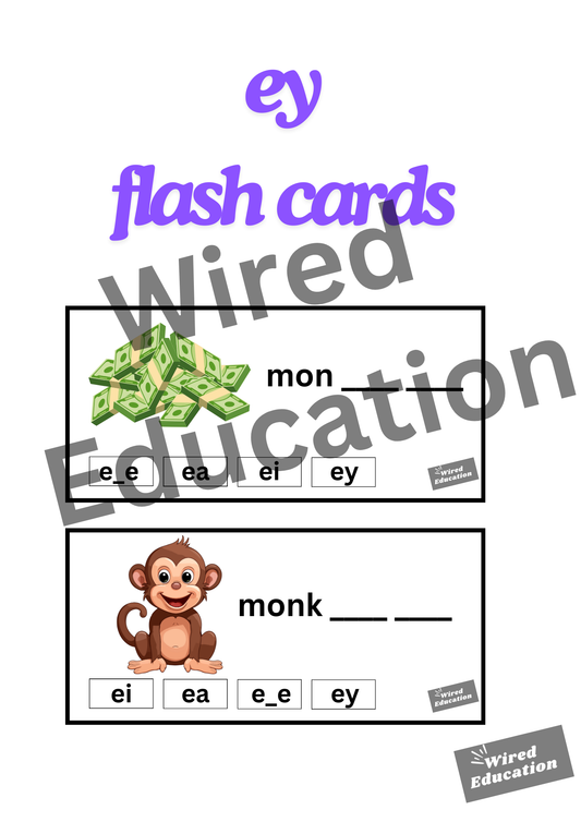 ey flash cards