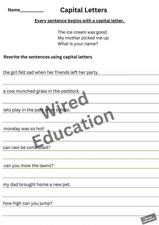 Capital Letters