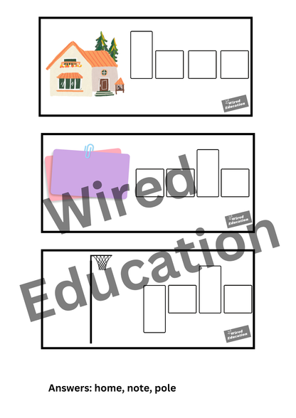Diphthong Flash Cards
