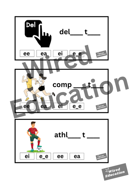 e_e flash cards