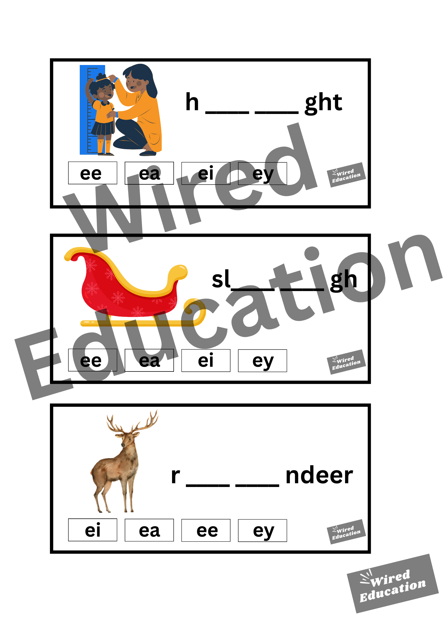 ei flash cards