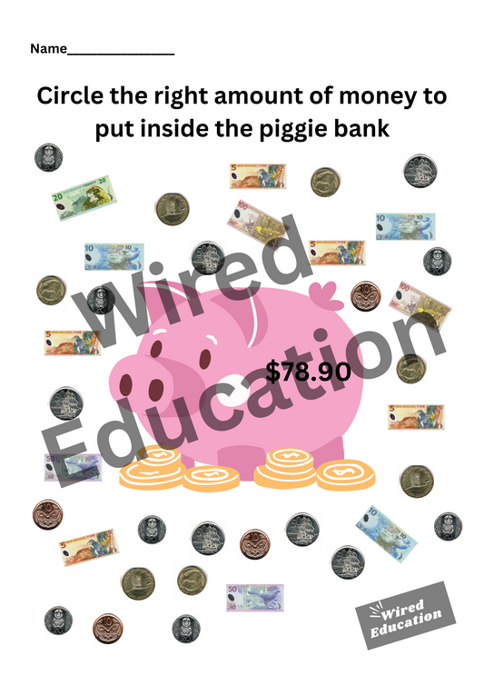 Circle the money $78.90