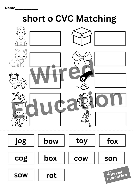 CVC o matching activity