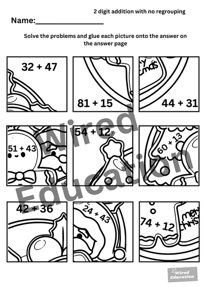 Maths picture puzzle