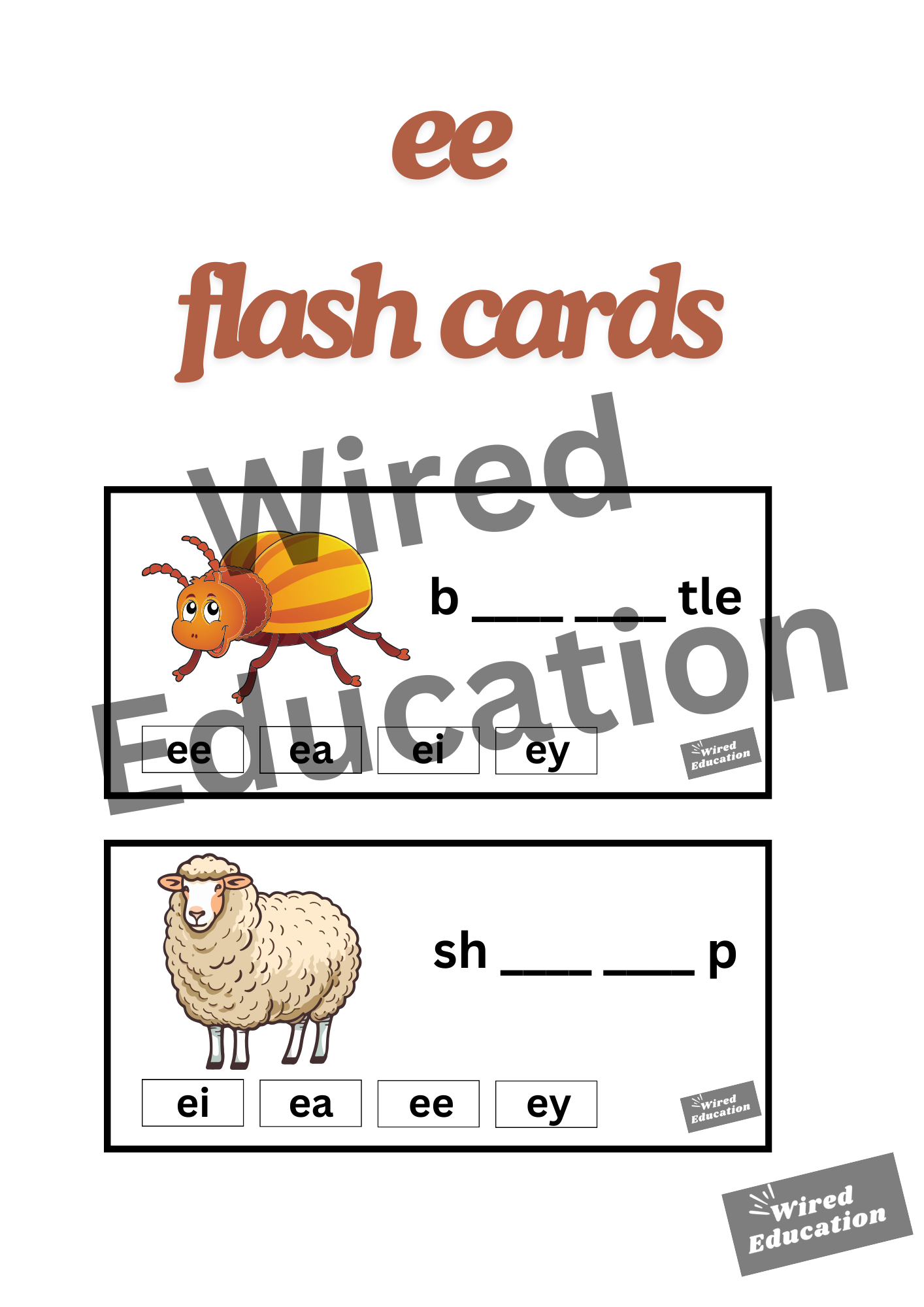 ee flash cards