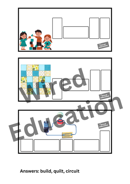 Diphthong Flash Cards