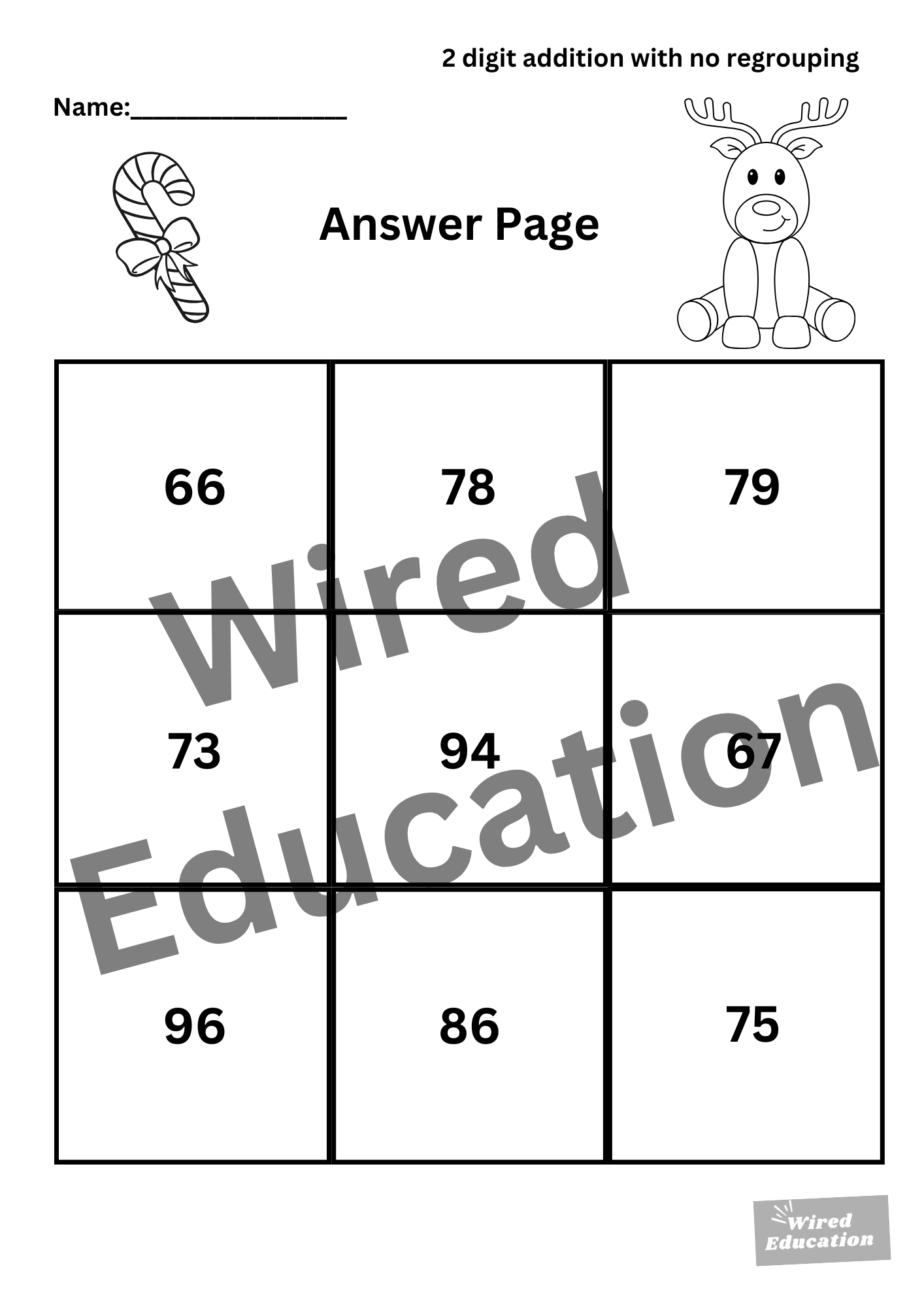 Maths picture puzzle