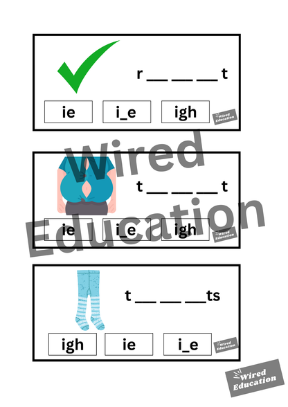 igh flash cards