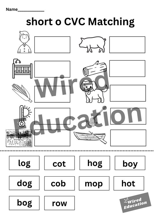 CVC o matching activity