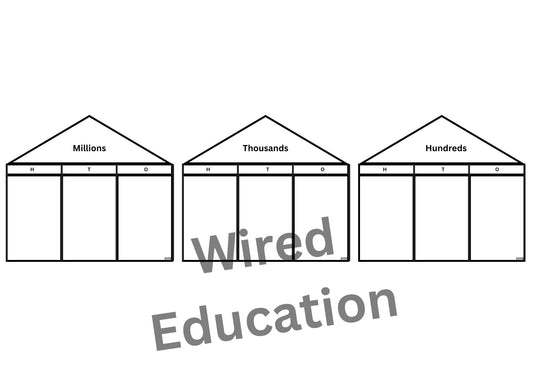 Place value houses