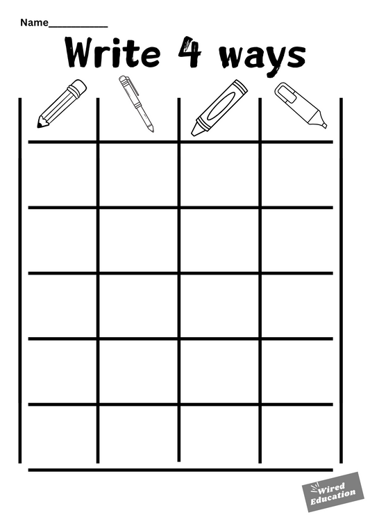 Large write 4 ways