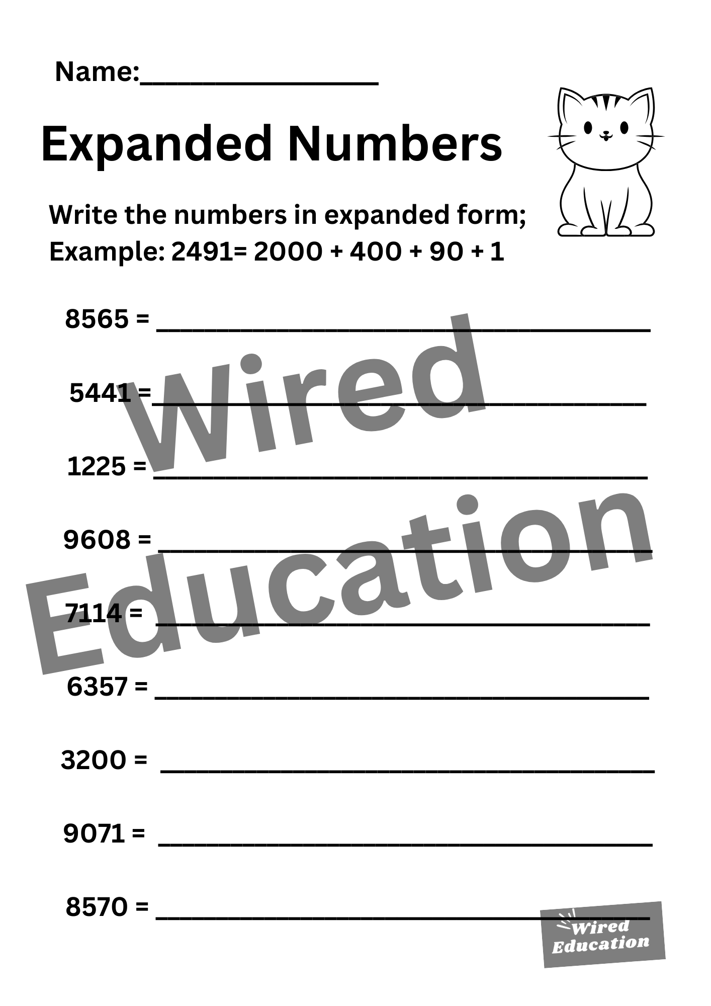 Expanded Numbers (thousands)