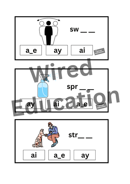 ay Flash Cards
