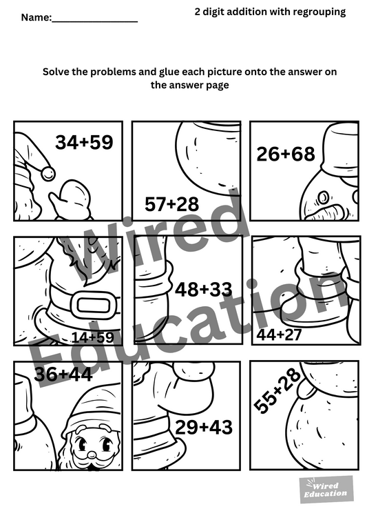 Maths picture puzzle