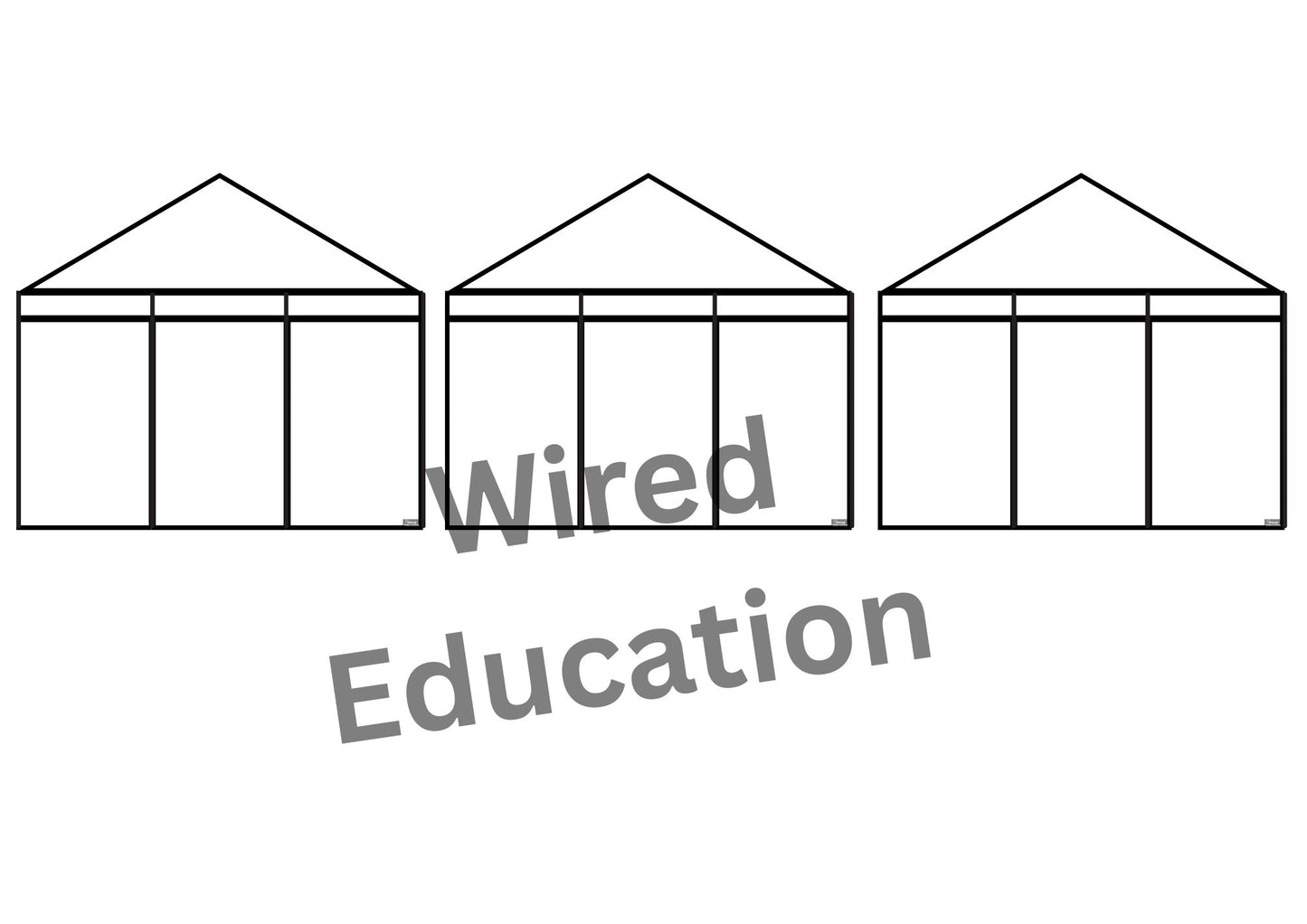 Plain place value houses