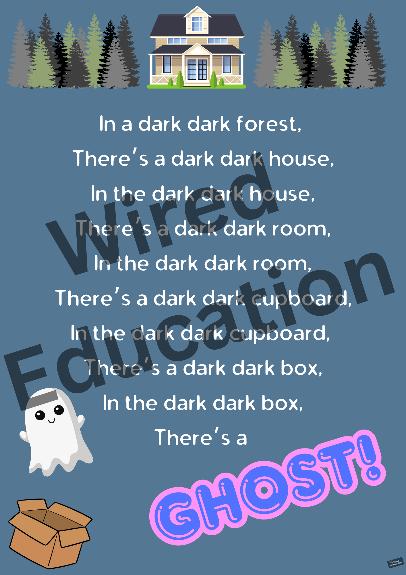 Poem: In a dark dark...