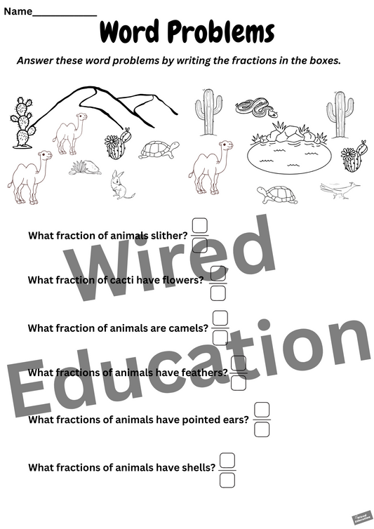 Fraction word problems