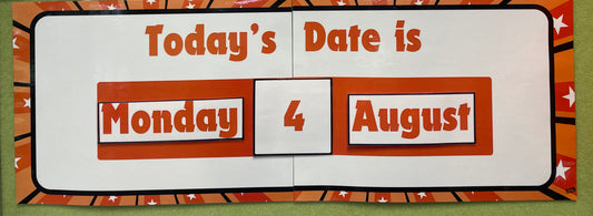 Today's date is...