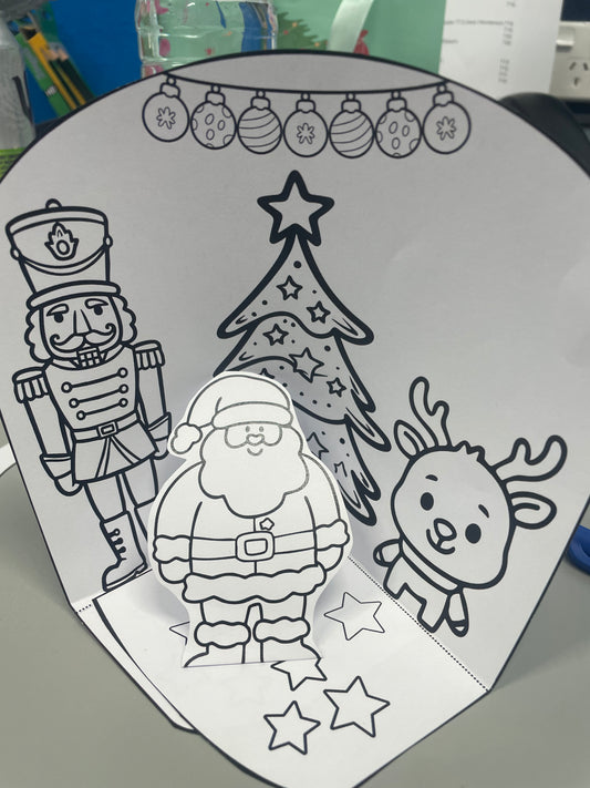 Santa paper craft