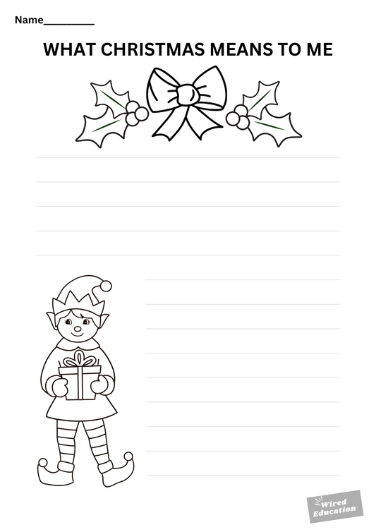 Writing: what does Christmas mean to me