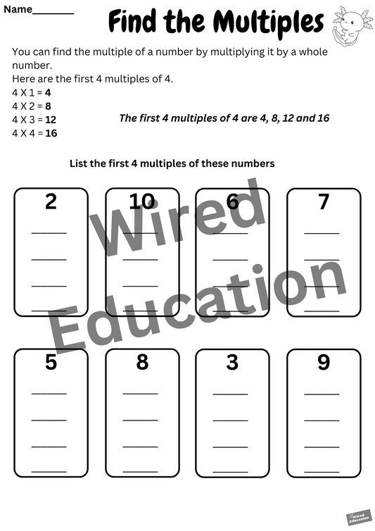 Find the multiples