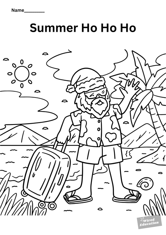 Colour in (summer HoHoHo)