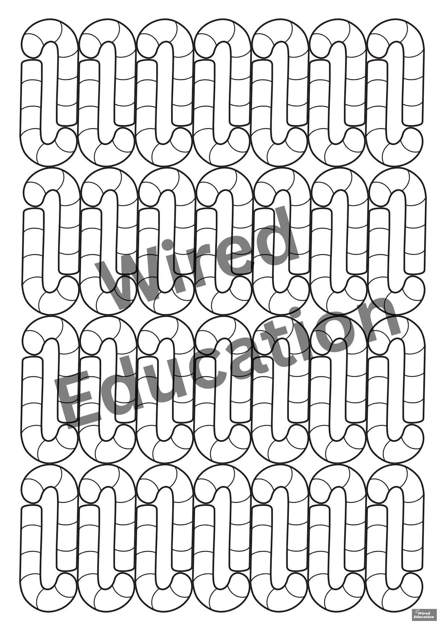 Tessellation candy cane