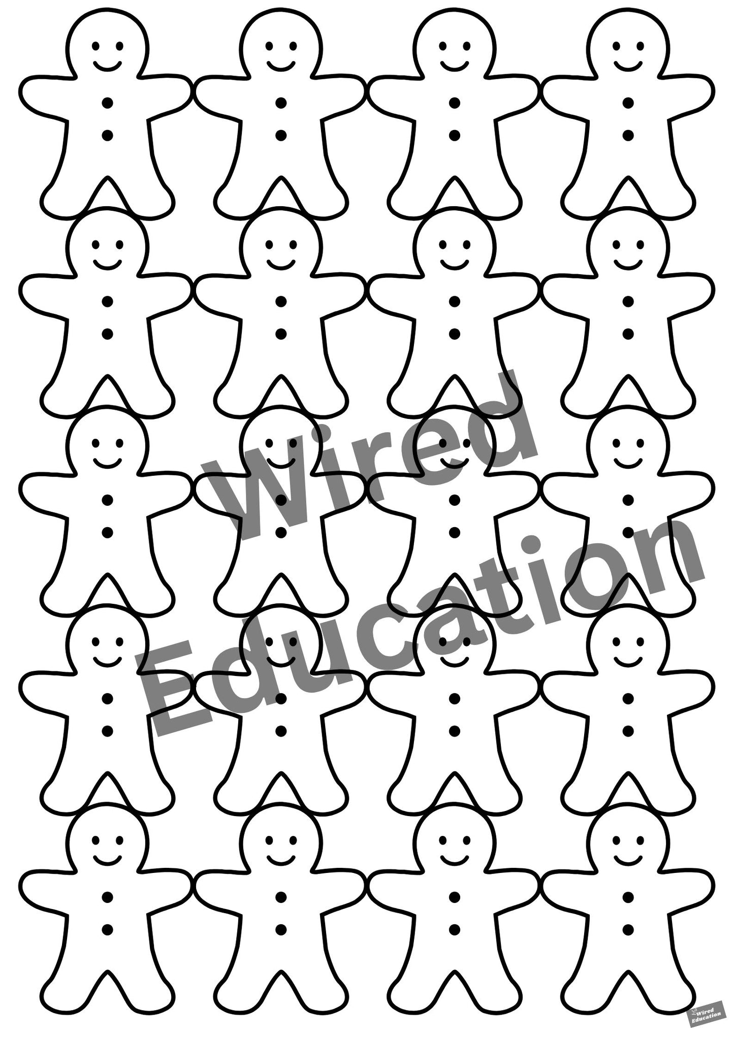 Tessellation gingerbread